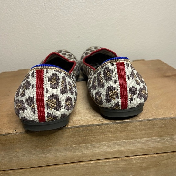 Rothy's Loafer Retired Mocha Spot Animal Leopard
Print Round Toe Flat Loafers - Picture 4 of 12